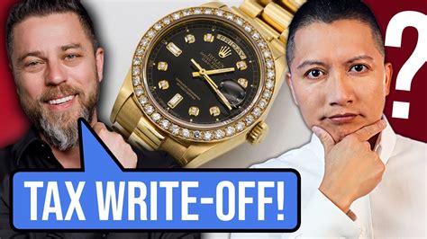 are rolex watches tax deductible|roman sharf watches tax write off.